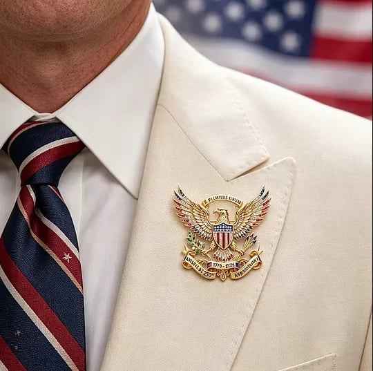 🇺🇸 America 250th Patriotic Eagle Pin | Limited Edition 1776–2026